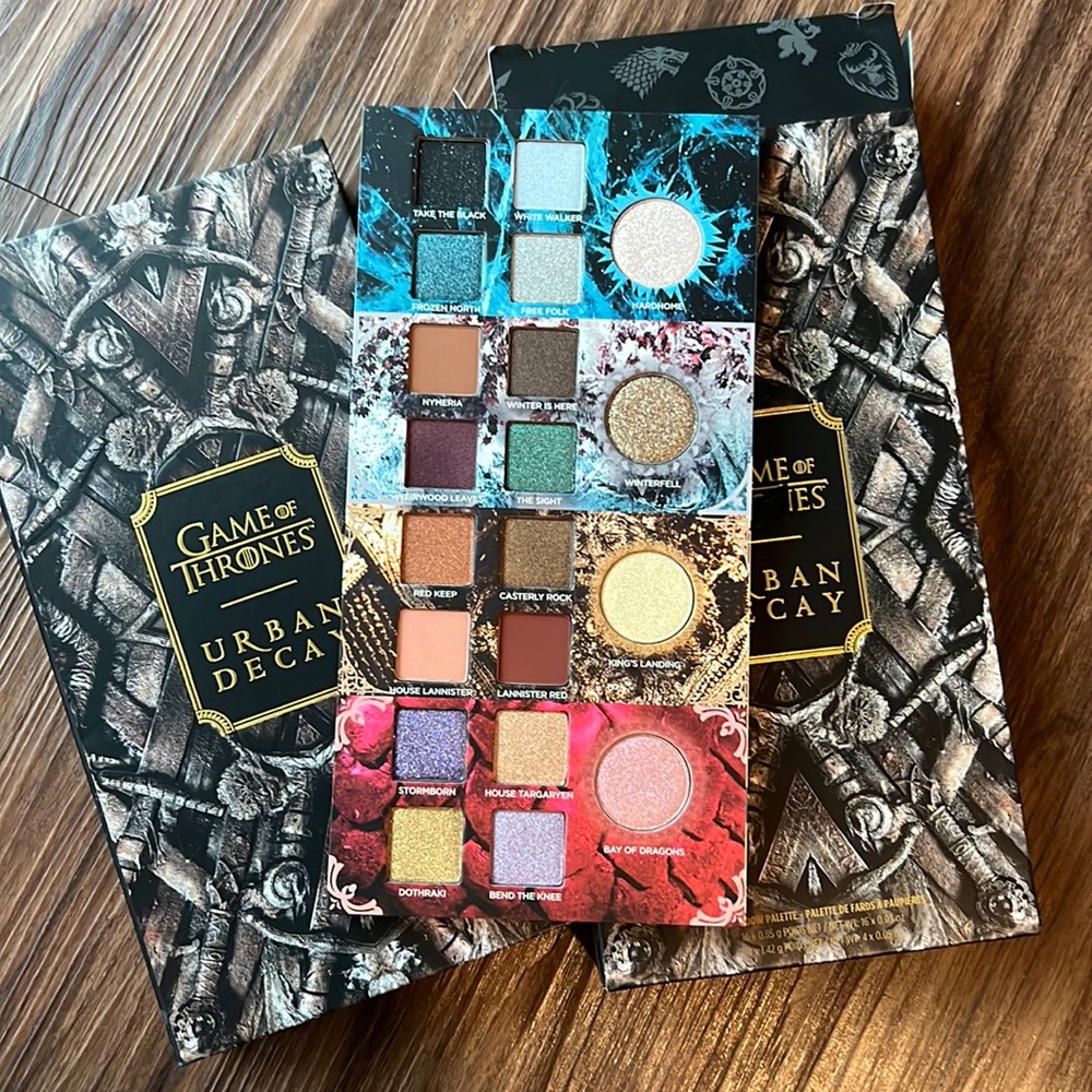 BNIB urban decay game of thrones eyeshadow palette